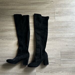 Elegant Black Over-the-Knee Boots